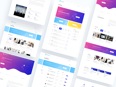 E commerce mx — UI UX for website banner design blog design blue calendar design clean design creative design design website ecommerce app ecommerce design elearning courses gradient color modern design pink shopify technology ui design ux design website website design