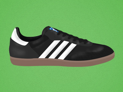 Samba adidas cute illustration real samba shoe sneaker