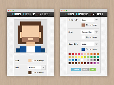 Pixel People Project 8 bit app cute design icon people pixel ui ux web web design website