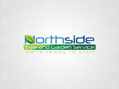 Northside Tree And Garden Service Logo Design garden logo leaf logo logo design northside logo tree logo