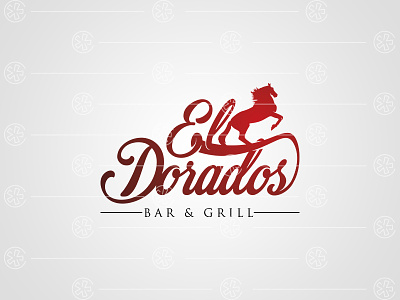 El Dorados Logo Design bar logo grill logo horse logo logo design