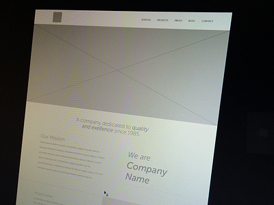 (WIP) Glazing Company Website