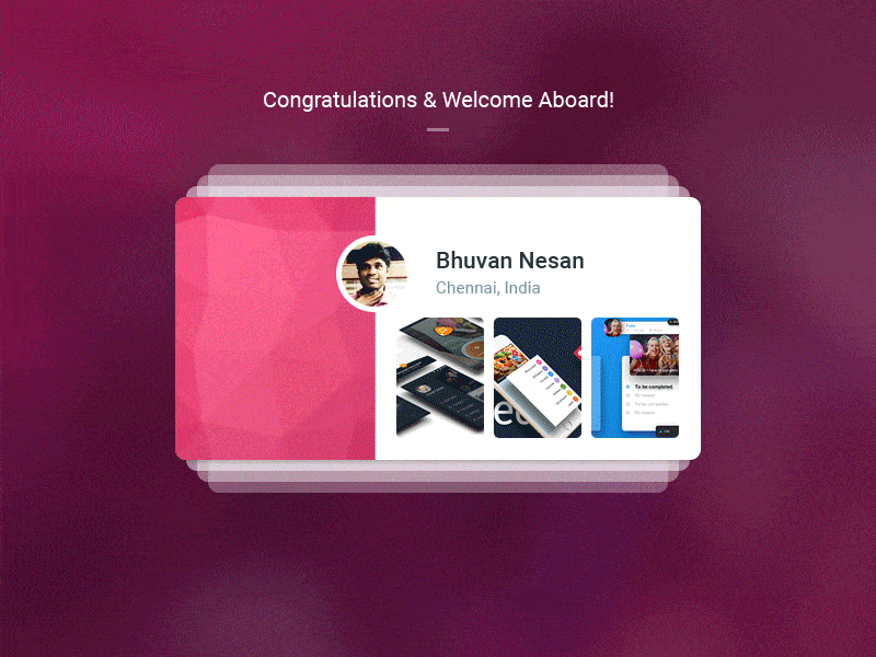 Congratulations and Welcome to the Game! animation dribbble game gif invitation motion player