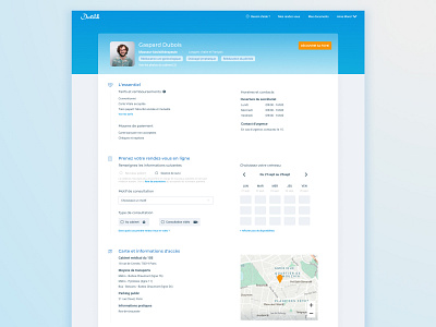 Doctolib case appointment challenge daily ui doctolib doctor health healthcare medical ui