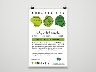 Cooking class poster