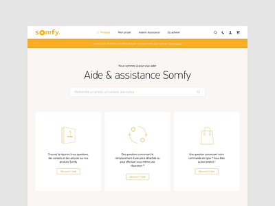 Somfy — Interactive Art Direction for their B2C Website