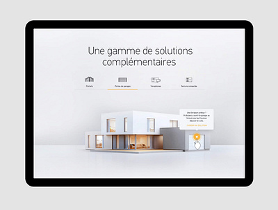 Somfy — Interactive Art Direction for their B2C Website 3d art direction connected design house interface responsive site ui ux web