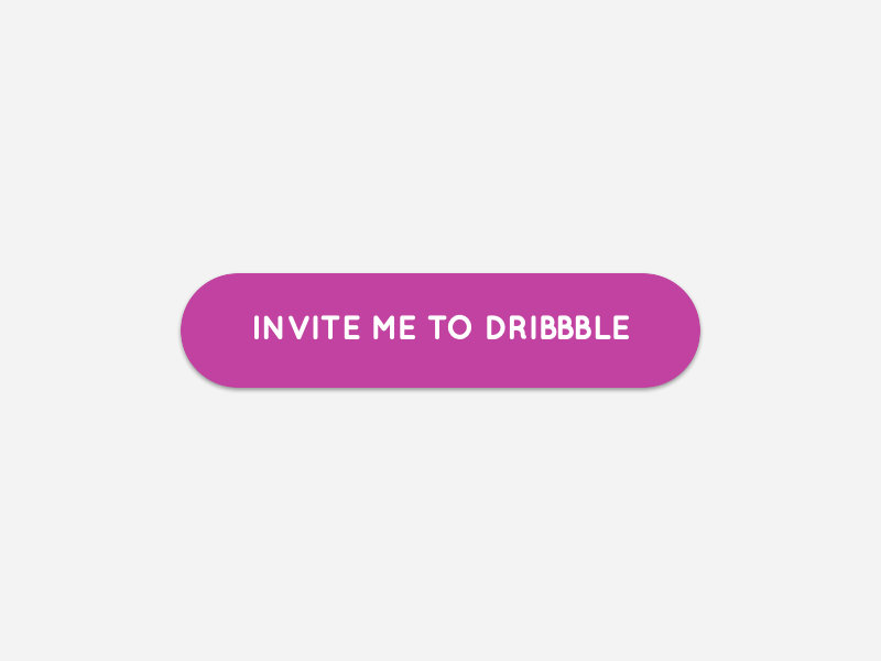 Hello Dribbble! button debut hello ux