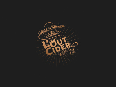 L'Outcider apple branding cider design drink drink logo drinks logo logotype typography vector