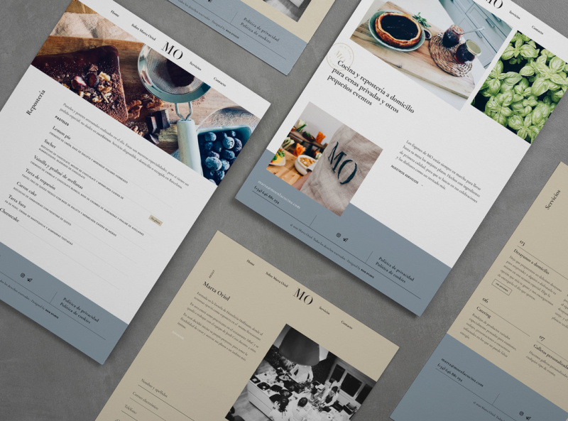 MO Website by Carlota Roig on Dribbble