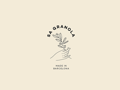 Sa Granola Logo branding granola graphic design healthyfood homemade identity illustration logo sans serif