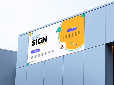 Free Sign Mockup banner mockup billboard mockup branding download frame free free mockup freebie identity logo mock up mockup mockup free mockup psd mockups print psd sign mockup stationery template