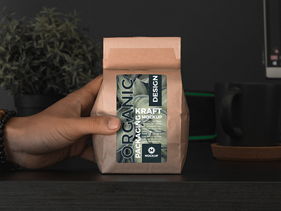 Free Kraft Packaging Mockup branding coffee bag mockup coffee mockup download font free free mockup freebie identity mock up mockup mockup free mockup psd mockups packaging packaging mockup print psd stationery