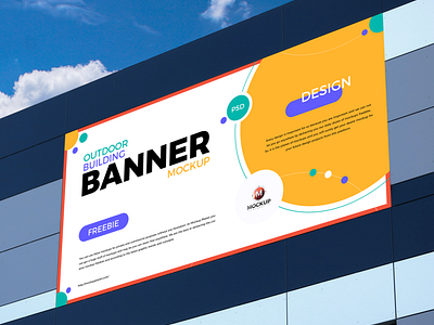 Free Advertising Banner Mockup