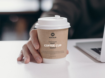 Free Kraft Coffee Cup Mockup branding coffee mockup cup mockup download free free mockup freebie identity logo mock up mockup mockup design mockup free mockup psd mockups print psd stationery template