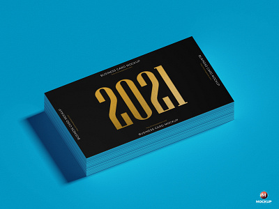 Free Modern Business Card Mockup