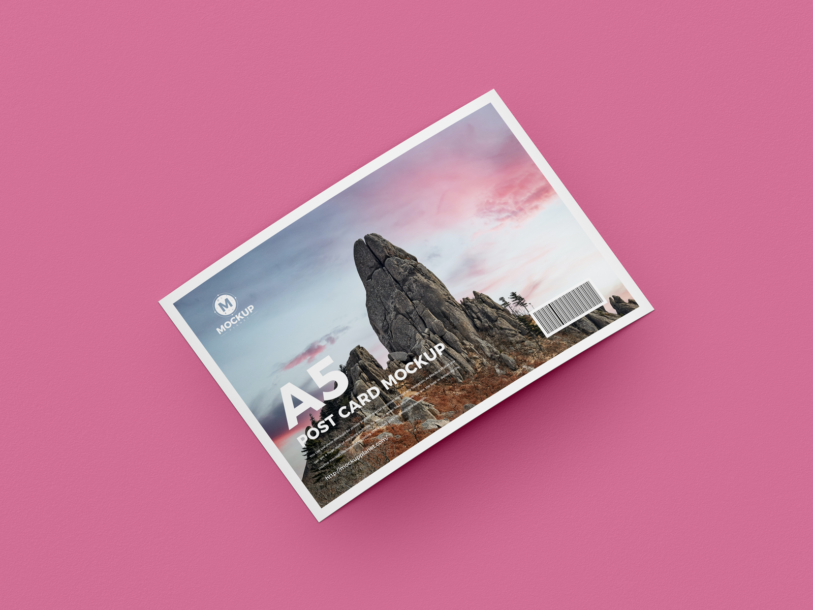 Download Free A5 Post Card Mockup By Mockup Planet On Dribbble
