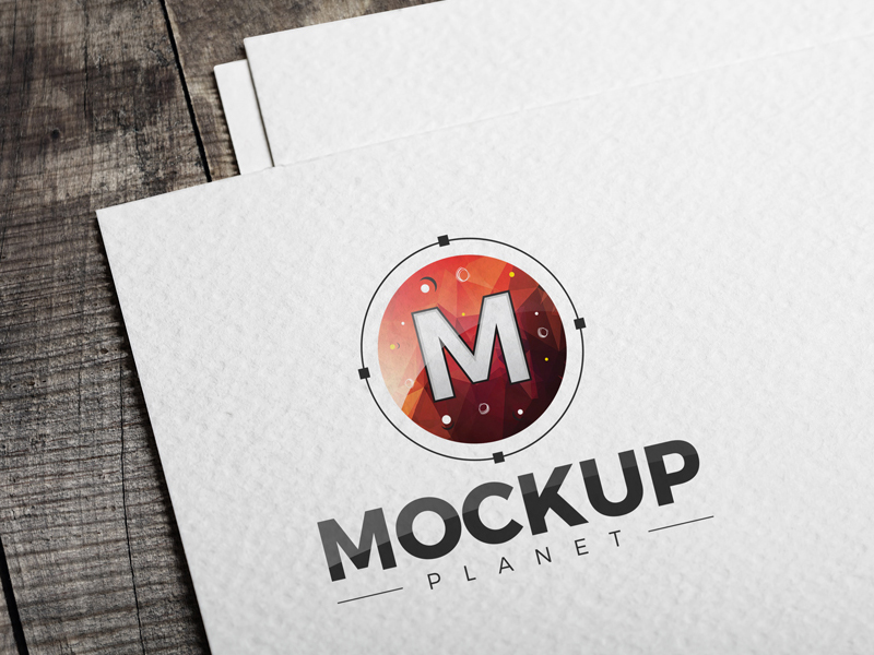 Download Free Logo Mockup Psd by Mockup Planet on Dribbble PSD Mockup Templates