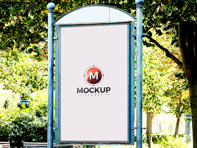 Free Artistic Outdoor Poster Billboard Mockup