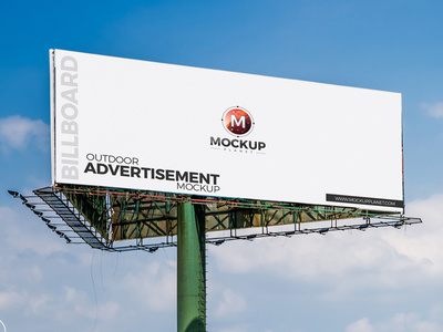 Free Outdoor Advertisement Billboard Psd Mockup