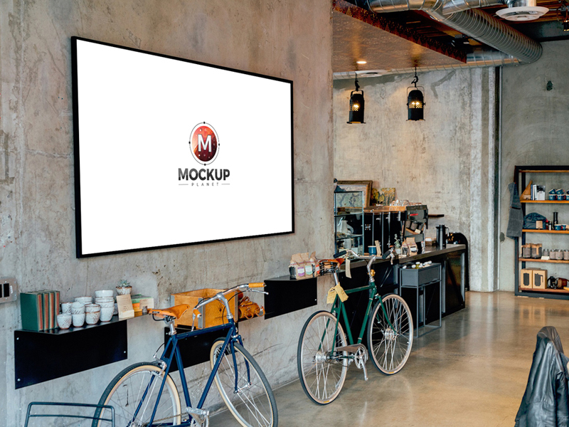 Download Free Inside Restaurant Menu Board Mockup by Mockup Planet ...