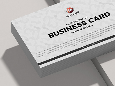 Free Modern Brand Business Card Mockup Design branding business card business card mockup download font frame free free mockup freebie identity logo mock up mockup mockup free mockup psd mockups print psd stationery template