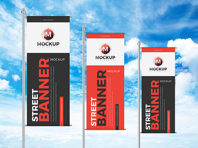 Free Street Banner Mockup Design banner mockup banners mockup branding download font frame free free mockup freebie identity logo mock up mockup mockup free mockup psd mockups print psd stationery template