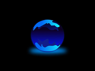 Crystal Ball blue crystal ball crystals design exploration figma figmaafrica figmadesign glass illustration