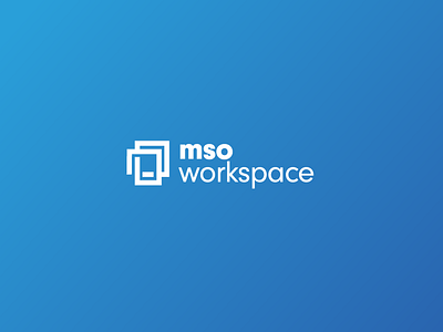 MSO Workspace brand identity branding logo logo design workspace