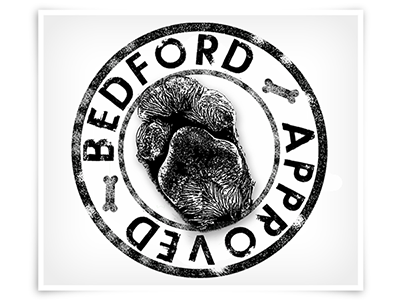 Bedford Approved dockside dogs logo