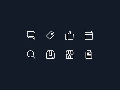 Outline icons exploration for ecommerce UI project ecommerce homepage icon icon design icon set iconography ui ui ux design ui design uidesign userinterface