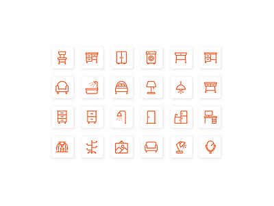 Furniture icon icon icon design icon designer icon set iconography pixel perfect ui designer