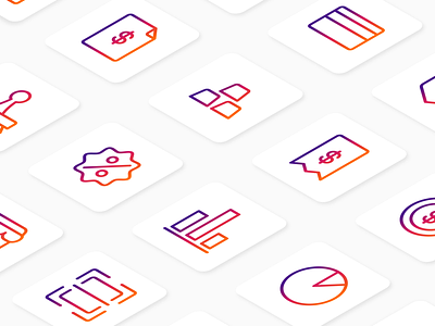 Money and accounting icon set