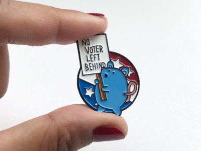 Voting Rights Mouse Pin enamelpin politics voting