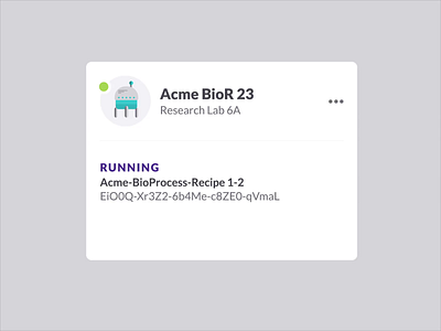 Bio4C Orchestrator Card UI animation animation biotech dashboard dashboard ui design digital figma lab product design science web web application web design