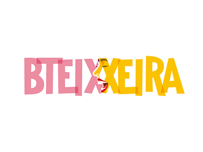 BTEIXXEIRA brand brand design branding branding design design happiness illustration illustrator logo pink smile typography woman yellow youtube youtube channel youtube logo youtuber