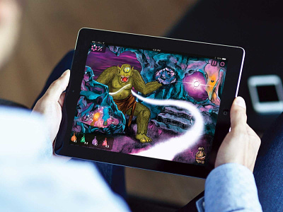 Gorgos Game Design app app concept app dashboard art design game greek illustration mythical creature texture