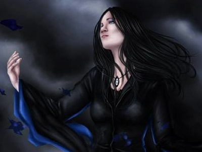 Tarja fanart beautiful beauty clouds dark digital art female genius illustration light storm tarja wacom