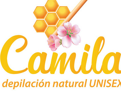 Camila beauty depilation design logo waxing