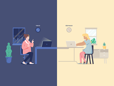 Video Call For Coaching & Mentoring Platform Illustration