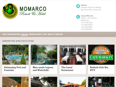 Momarco Resort bootstrap css godaddy html javascript jquery php responsive