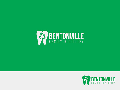 BentonVille Family Dentistry Logo design logo