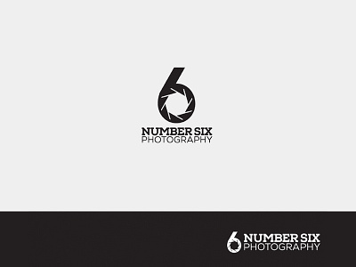 Number Six Photography Logo design logo