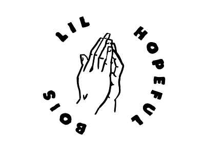Lil Hopeful Bois illustration logo