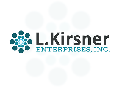 L. Kirsner Logo burst corporate led logo