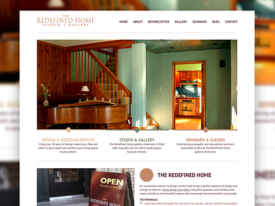 The Redefined Home Website homepage website