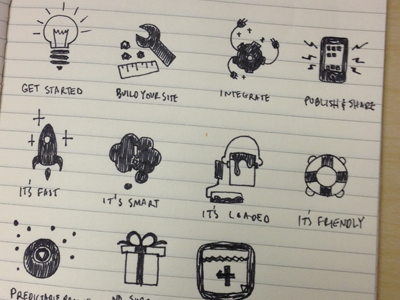 Icon Sketches icons sketch