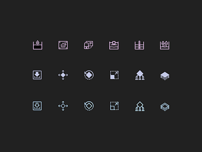 3D Printering Icons