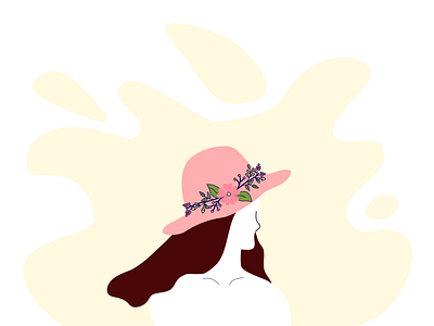 My Sister flower girl hat illustrator