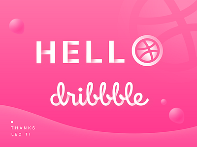 Hello dribbble！ color debut desgin dribbble first hello shot